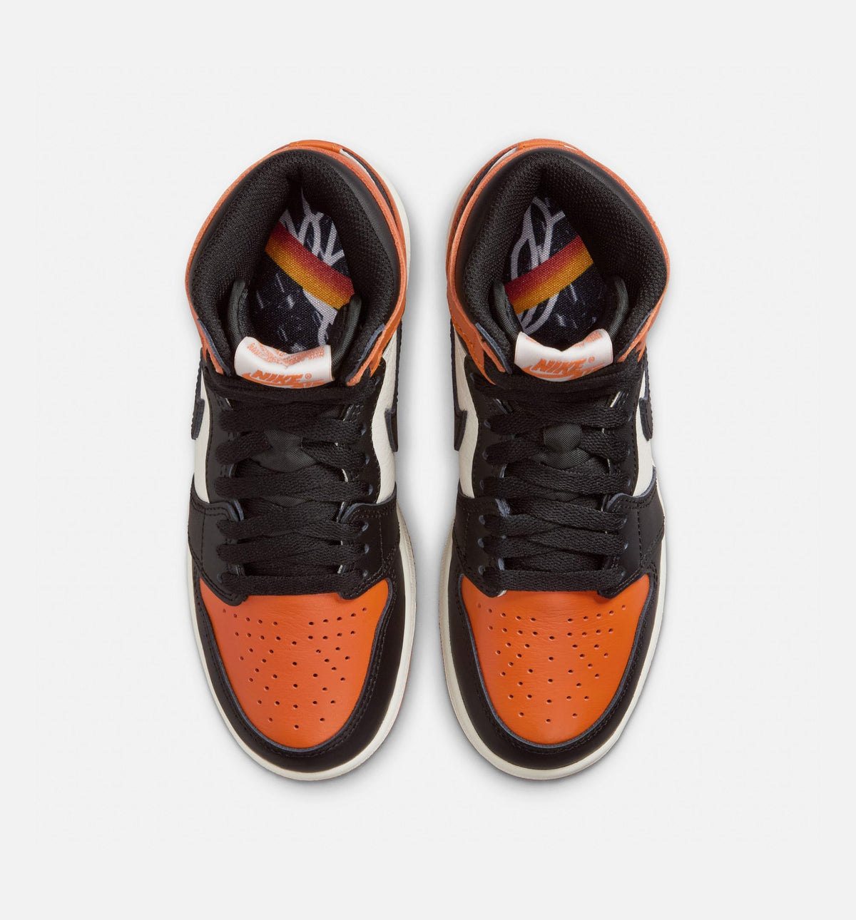 Air Jordan 1 Retro High OG Shattered Backboard – Grade School Lifestyle Shoe in Black/Sail/Starfish