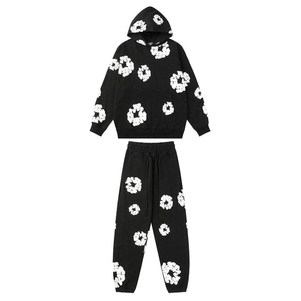DENIM TEARS Floral Graphic Hoodie & Sweatpants Set