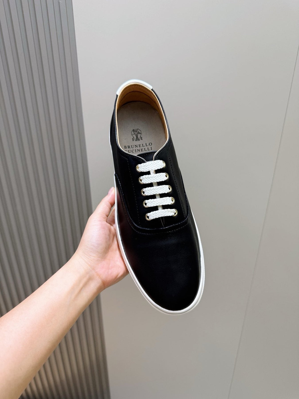 Brunello Cucinelli Leather Low-Top Sneakers